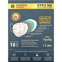 PARMASK MASKE BEYAZ FFP2 10 ADET 